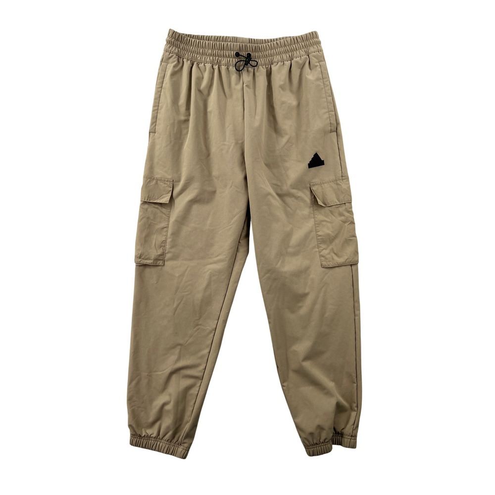 Adidas City Escape Premium Cargo Pants Mens Medium Tan Fleece Lined Streetwear‎